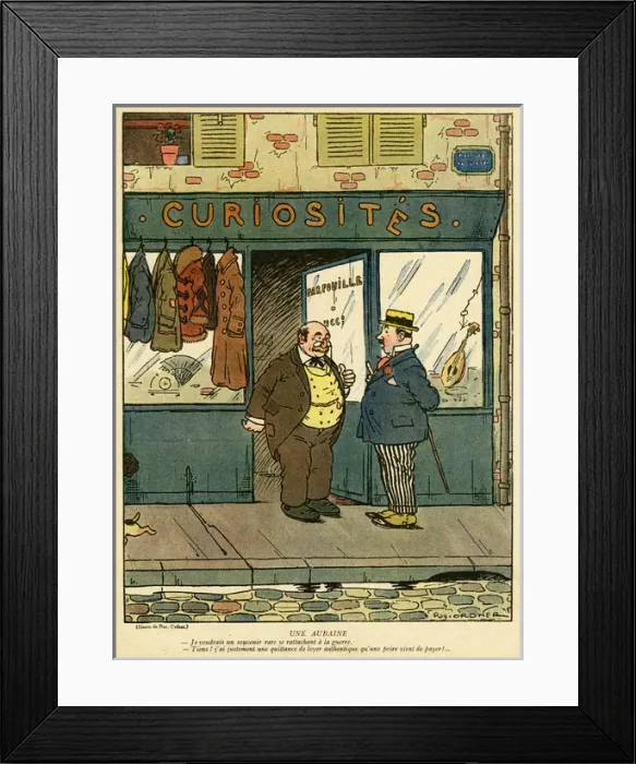 Framed Print : Cartoon, A Bargain, WW1 Framed Print : Cartoon, A Bargain, WW1