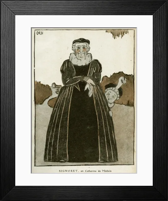Framed Print : Signoret 1918 Framed Print : Signoret 1918