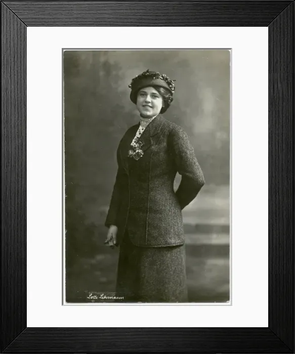 Framed Print : Lotte Lehmann / Postcard Framed Print : Lotte Lehmann / Postcard