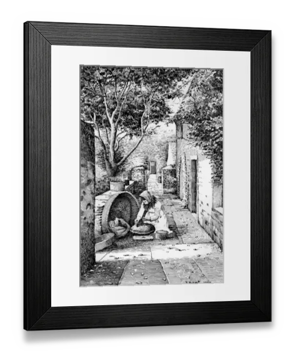 Framed Print : Grinding Corn, Orkneys Framed Print : Grinding Corn, Orkneys