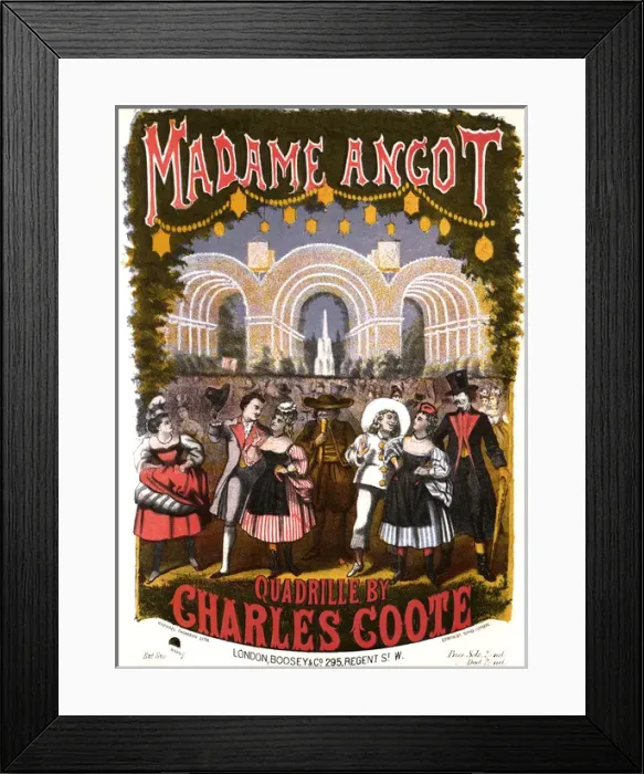 Framed Print : LA FILLE DE MME ANGOT Framed Print : LA FILLE DE MME ANGOT