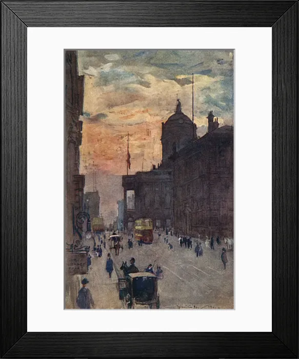 Framed Print : Liverpool / Town Hall 1907 Framed Print : Liverpool / Town Hall 1907