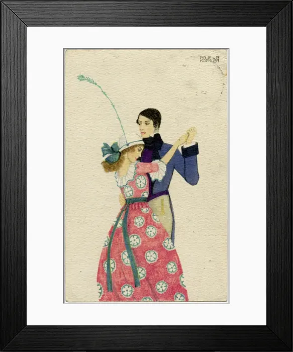 Framed Print : Austrian Dancers Framed Print : Austrian Dancers