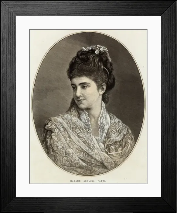 Framed Print : Adelina Patti Framed Print : Adelina Patti