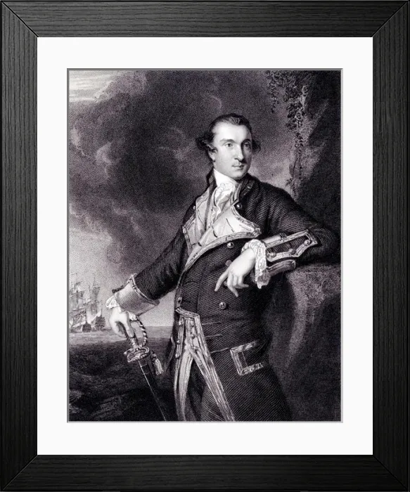 Framed Print : ALEXANDER HOOD 1727-1814 Framed Print : ALEXANDER HOOD 1727-1814