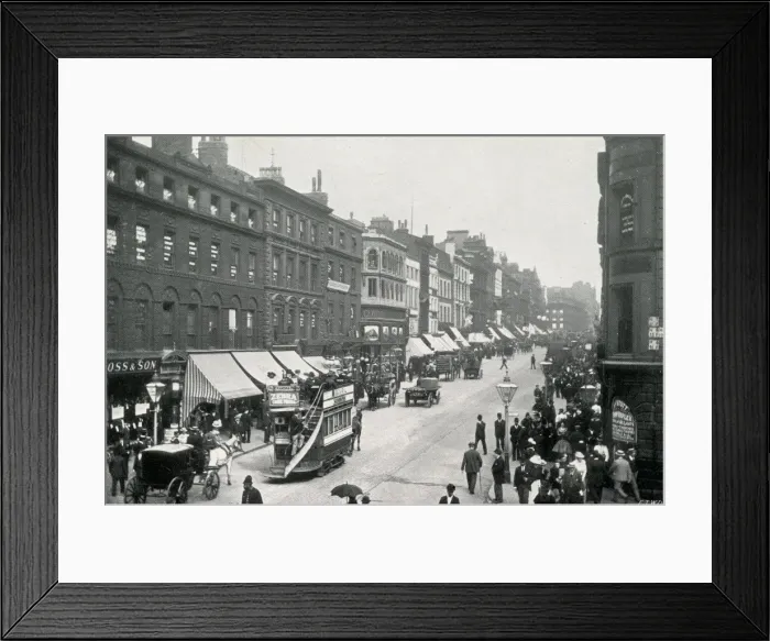 Framed Print : Manchester / Market St Framed Print : Manchester / Market St