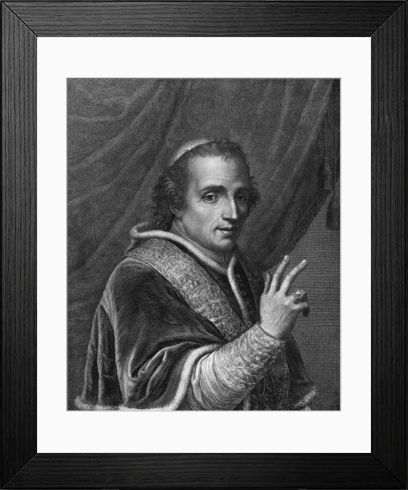 Framed Print : Pope Pius Vii / Fursten Framed Print : Pope Pius Vii / Fursten