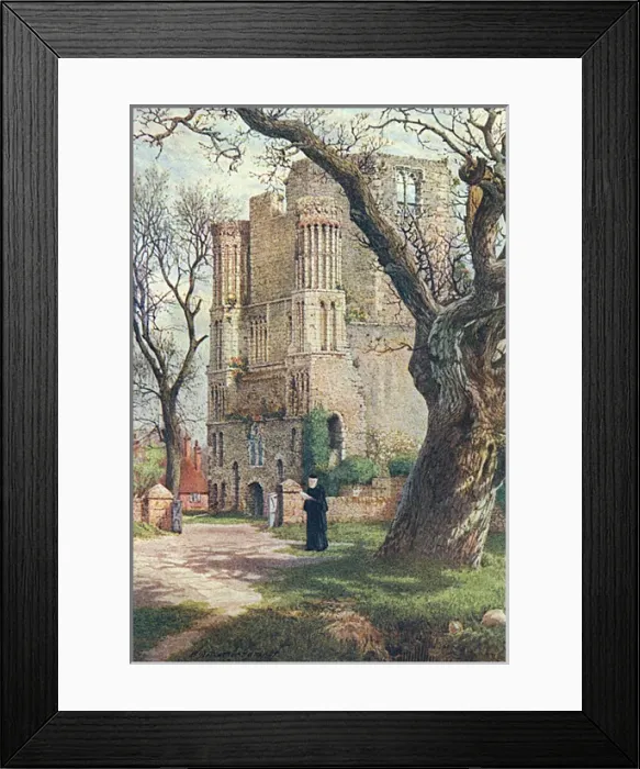 Framed Print : Malling Abbey / 1907 Framed Print : Malling Abbey / 1907