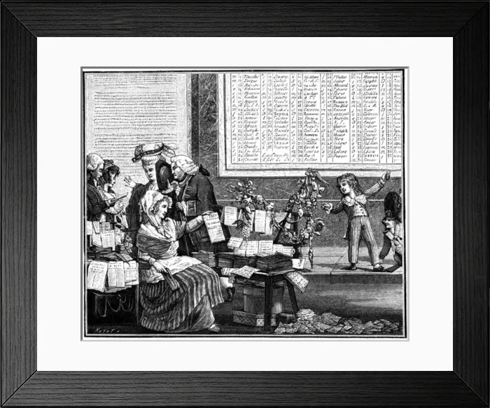 Framed Print : French News Stand 1791 Framed Print : French News Stand 1791