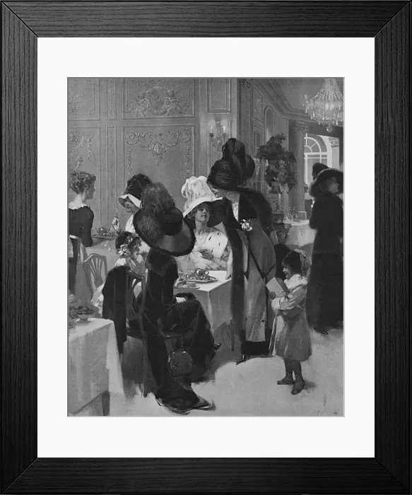 Framed Print : A Paris Salon De Framed Print : A Paris Salon De