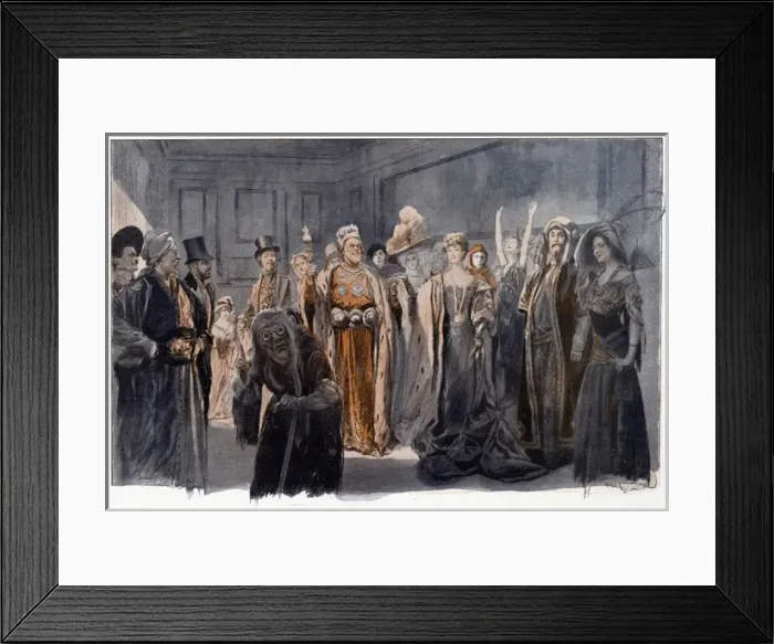 Framed Print : Bal Des Livres 1909 Framed Print : Bal Des Livres 1909