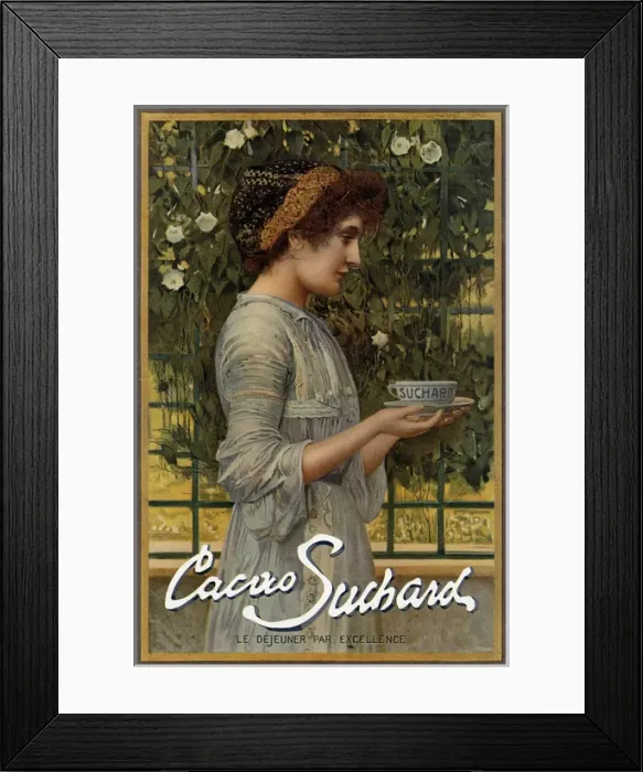Framed Print : Advert for Cacao Suchard 1910 Framed Print : Advert for Cacao Suchard 1910