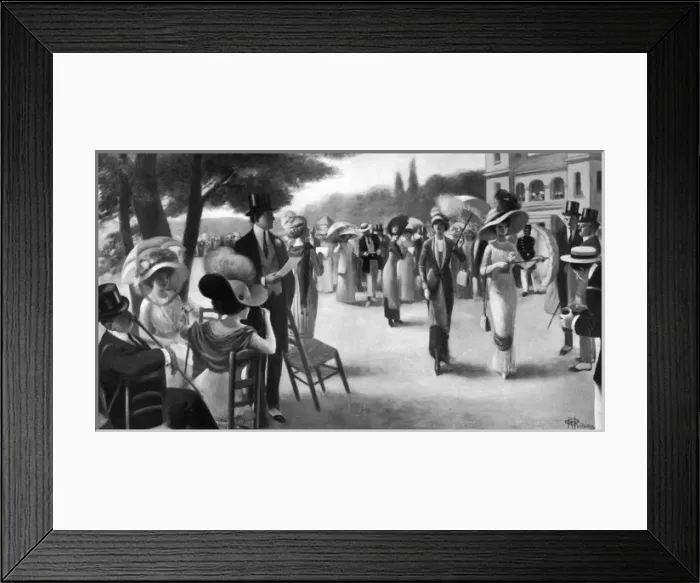 Framed Print : Mannequins at Races - 2 Framed Print : Mannequins at Races - 2