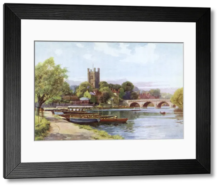 Framed Print : Thames / Henley C1910 Framed Print : Thames / Henley C1910