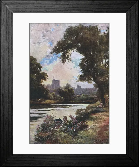 Framed Print : Windsor / Thames 1907 Framed Print : Windsor / Thames 1907