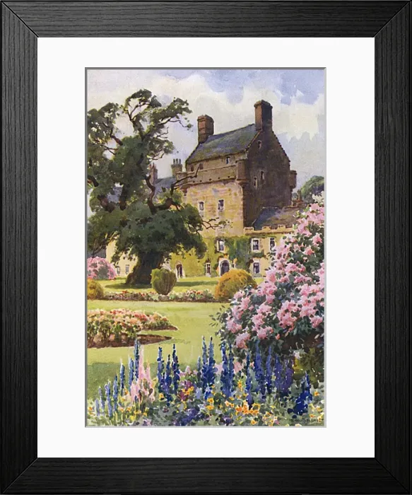 Framed Print : Bemersyde House / 20C Framed Print : Bemersyde House / 20C