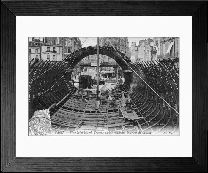 Framed Print : Metro Construction Framed Print : Metro Construction