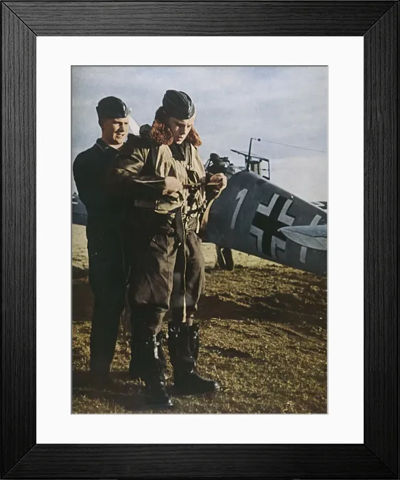 Framed Print : German Pilot Dresses Framed Print : German Pilot Dresses