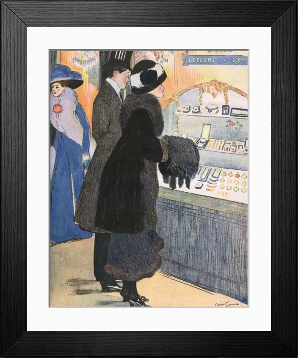 Framed Print : Shops / Jeweller 1910 Framed Print : Shops / Jeweller 1910
