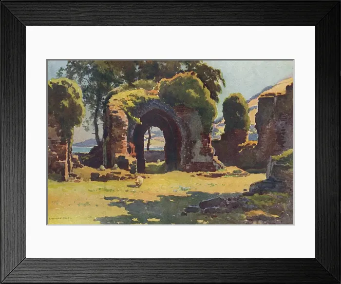Framed Print : Lindores Abbey / Scotland Framed Print : Lindores Abbey / Scotland