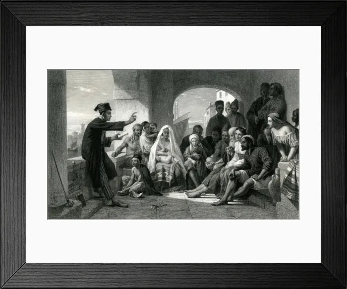 Framed Print : Reading Alound / Venice Framed Print : Reading Alound / Venice