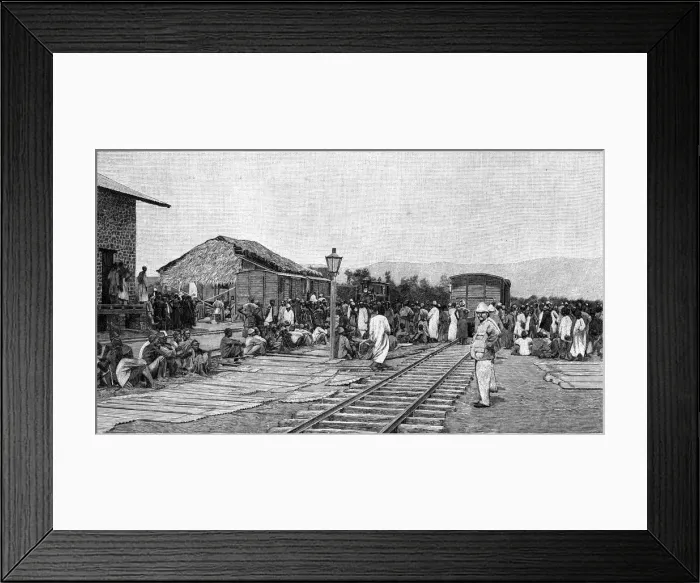 Framed Print : Rail, German East Africa Framed Print : Rail, German East Africa