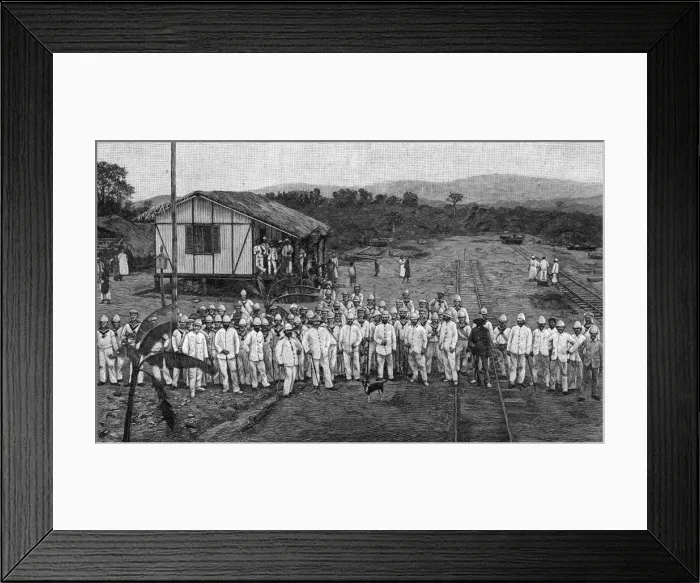 Framed Print : Rail, German East Africa Framed Print : Rail, German East Africa