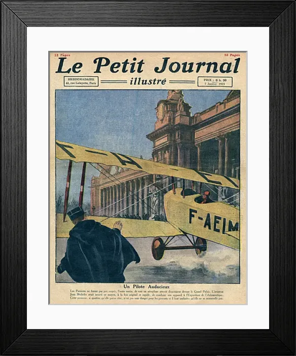 Framed Print : Landing in Paris Framed Print : Landing in Paris
