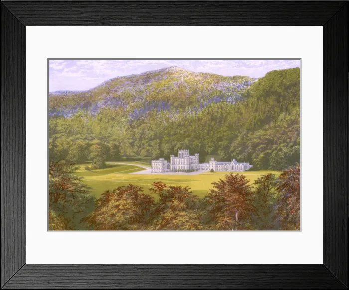 Framed Print : Taymouth Castle 1879 Framed Print : Taymouth Castle 1879