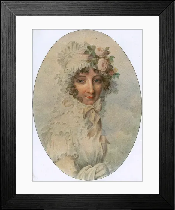 Framed Print : Morning Dress 1815 Framed Print : Morning Dress 1815