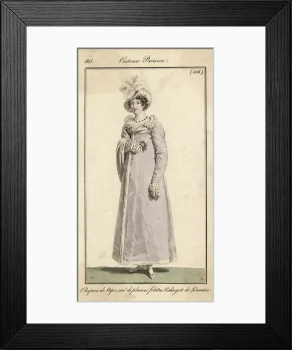 Framed Print : Costume / Women 1816 Framed Print : Costume / Women 1816