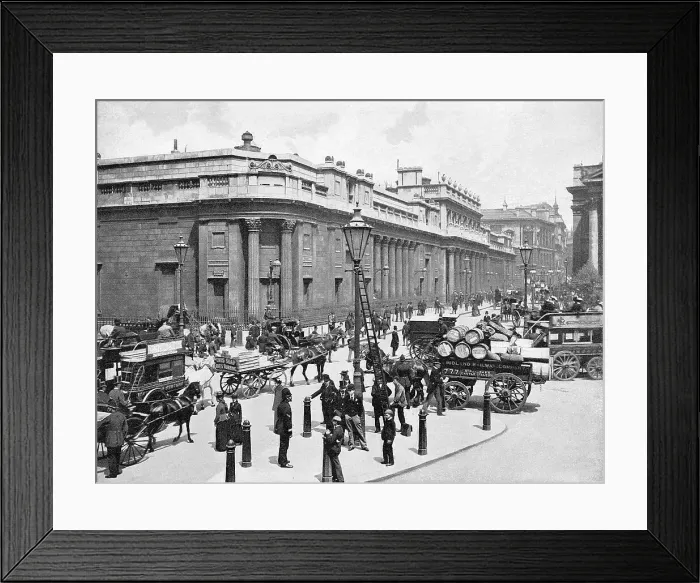 Framed Print : Bank of England 1901 Framed Print : Bank of England 1901
