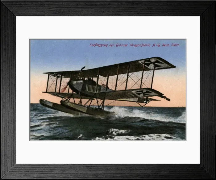 Framed Print : Gotha Seaplane Framed Print : Gotha Seaplane
