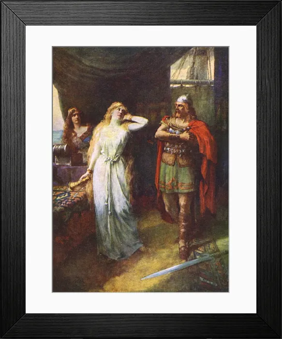 Framed Print : Tristan, Isolde, Philtre Framed Print : Tristan, Isolde, Philtre