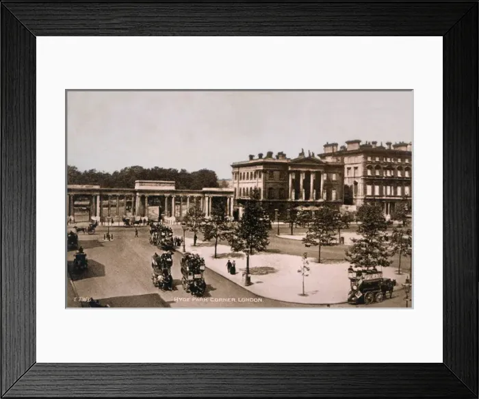 Framed Print : Hyde Park Corner C1900 Framed Print : Hyde Park Corner C1900