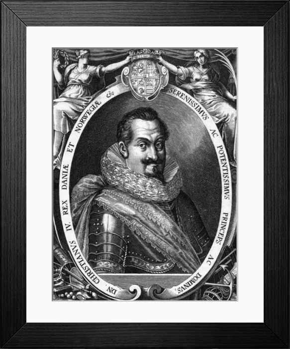 Framed Print : CHRISTIAN IV / 1577-1648 Framed Print : CHRISTIAN IV / 1577-1648