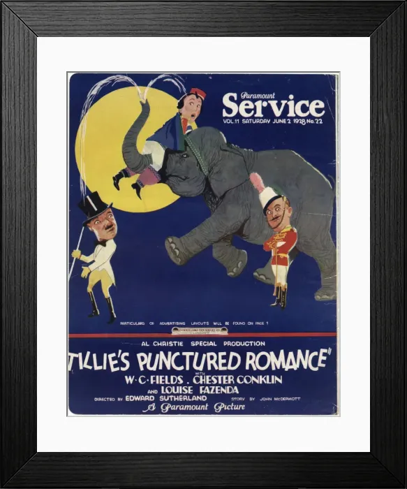 Framed Print : Circus Elephant / Chaos Framed Print : Circus Elephant / Chaos