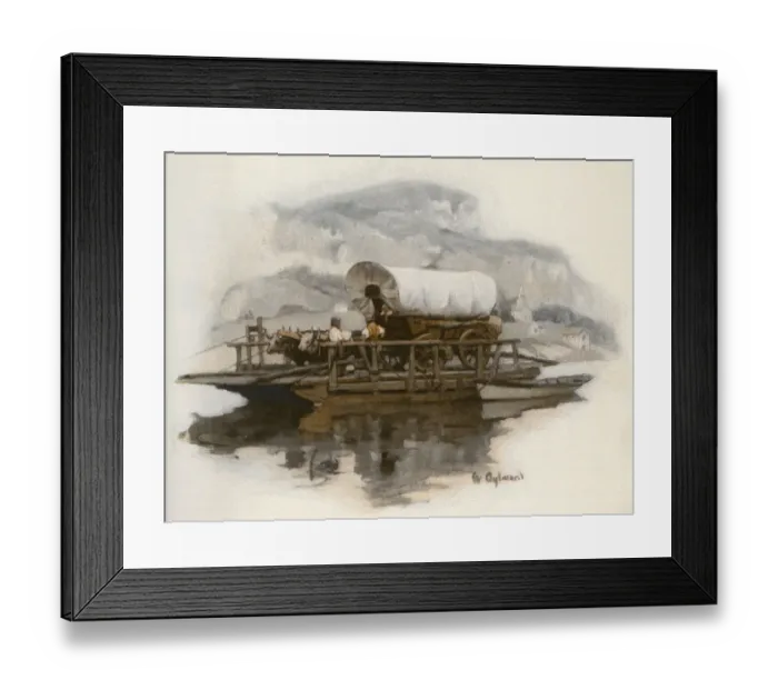 Framed Print : Crossing Mississippi Framed Print : Crossing Mississippi