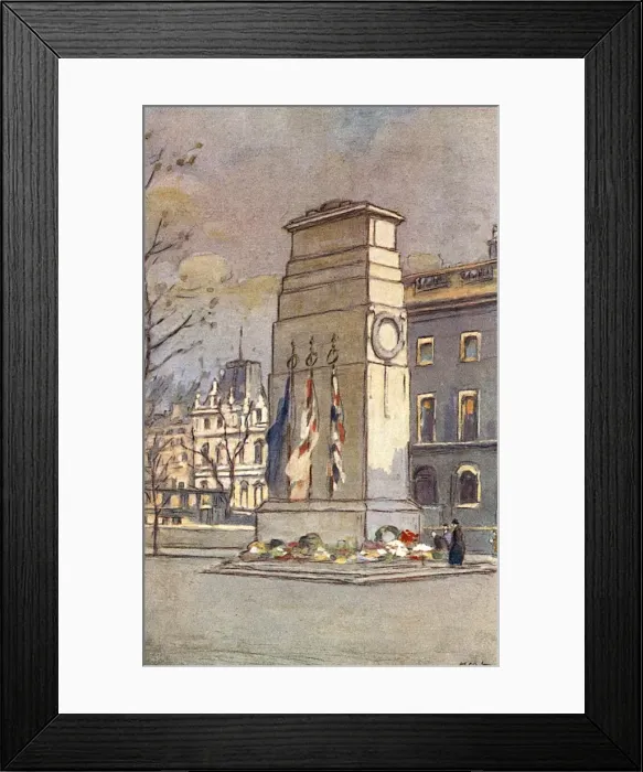 Framed Print : Whitehall / Cenotaph 1926 Framed Print : Whitehall / Cenotaph 1926