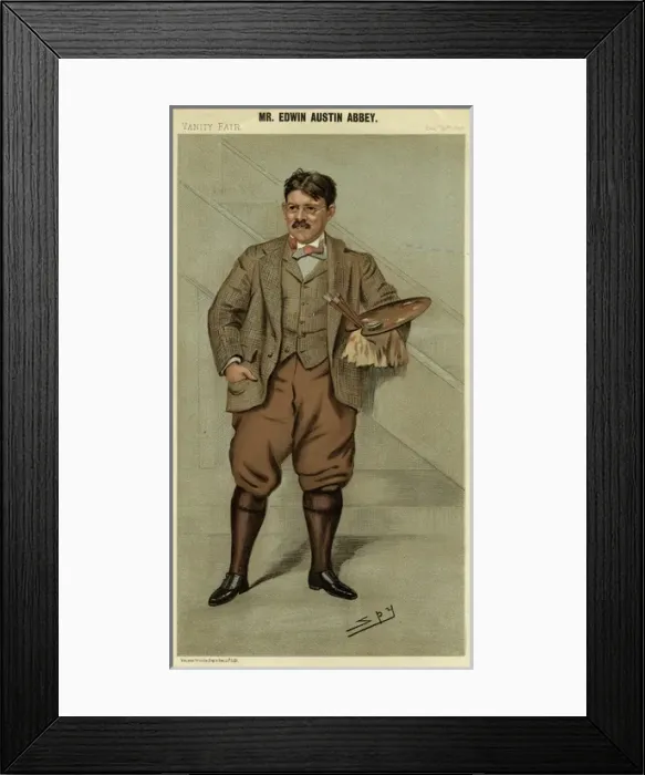 Framed Print : Edwin Austin Abbey Framed Print : Edwin Austin Abbey