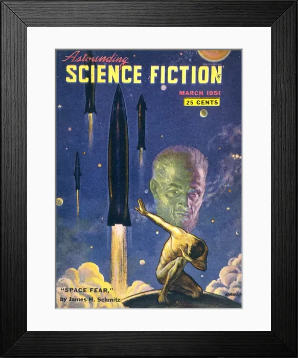 Framed Print : SPACE FEAR Framed Print : SPACE FEAR