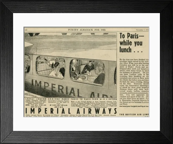 Framed Print : To Paris while you Lunch Framed Print : To Paris while you Lunch