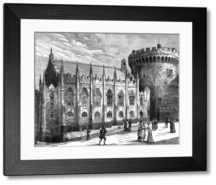 Framed Print : Dublin Castle / 1878 Framed Print : Dublin Castle / 1878