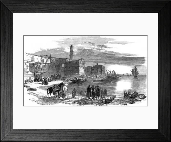 Framed Print : Overland - Suez Framed Print : Overland - Suez