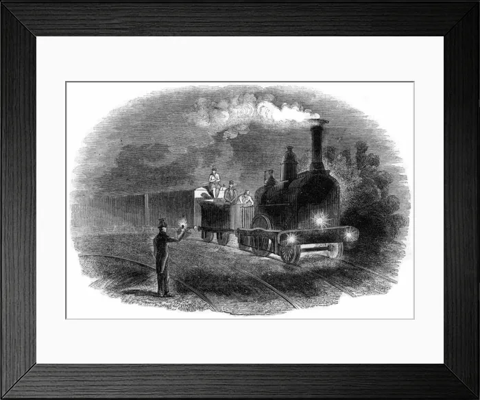 Framed Print : Overland Train in Uk Framed Print : Overland Train in Uk