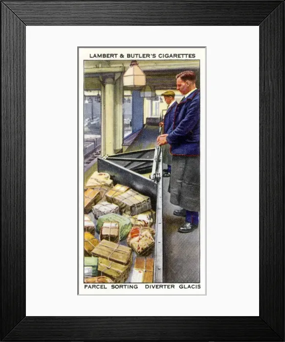 Framed Print : Gpo Parcel Sorting Framed Print : Gpo Parcel Sorting