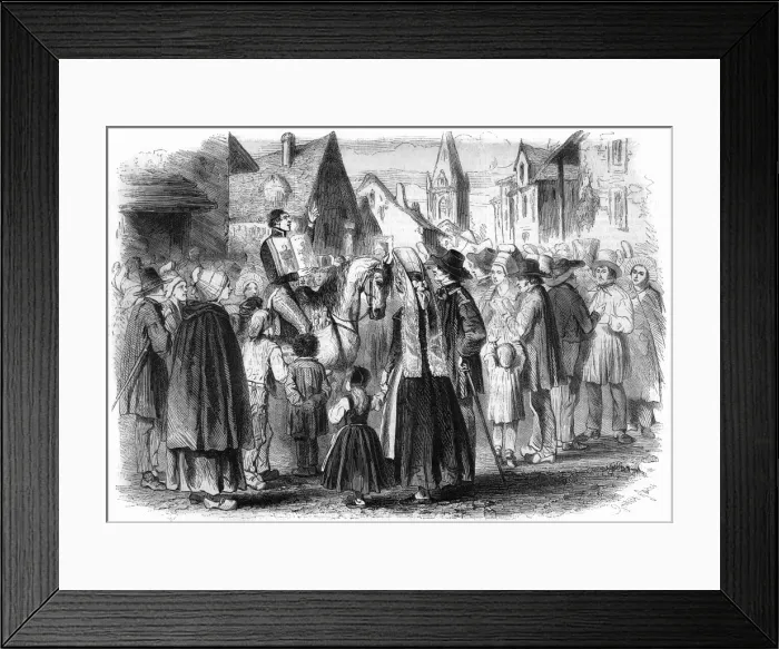 Framed Print : Gazette Du Village Framed Print : Gazette Du Village