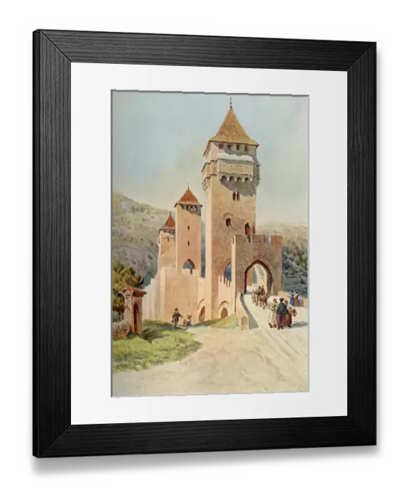 Framed Print : France / Cahors / Valentre Framed Print : France / Cahors / Valentre