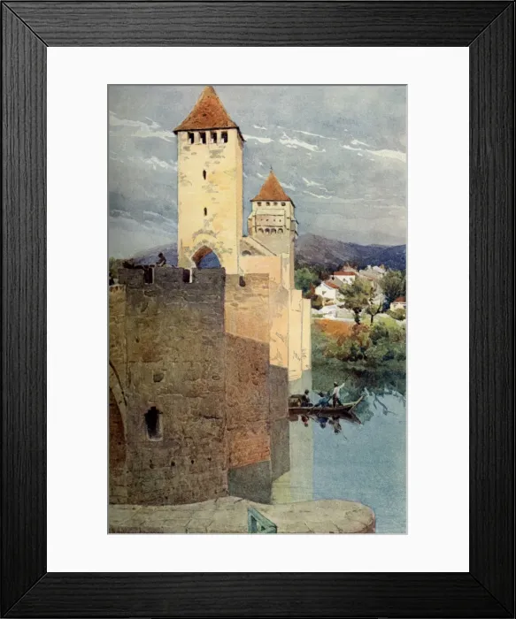 Framed Print : France / Cahors / Valentre Framed Print : France / Cahors / Valentre