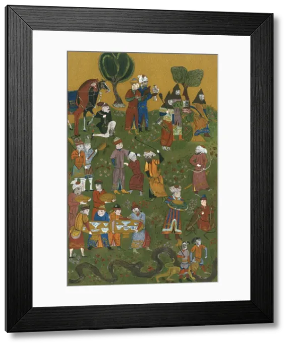 Framed Print : Racial / Iran / Garden 15C Framed Print : Racial / Iran / Garden 15C